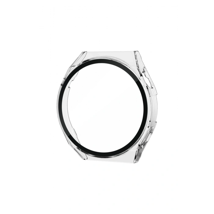 Durukar®  Huawei Watch GT3 46mm Dota Camlı Kasa Ekran Koruyucu - Şeffaf