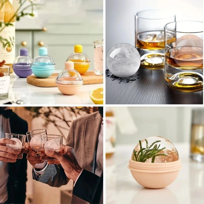 Durukar® Hunili Altı Silikon Kolay Çıkabilen Büyük Boy Küre Buzluk