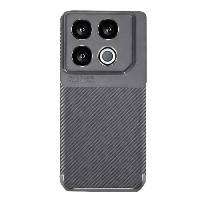Durukar®  İnfinix GT 20 Pro Kılıf Auto Focus Karbon Kapak - Gri