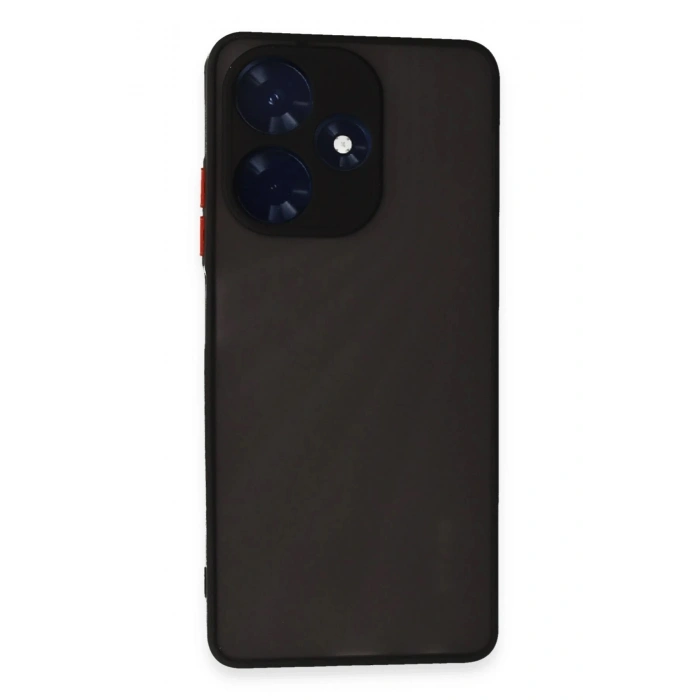 Durukar®  İnfinix Hot 30 4G Kılıf Montreal Silikon Kapak - Siyah