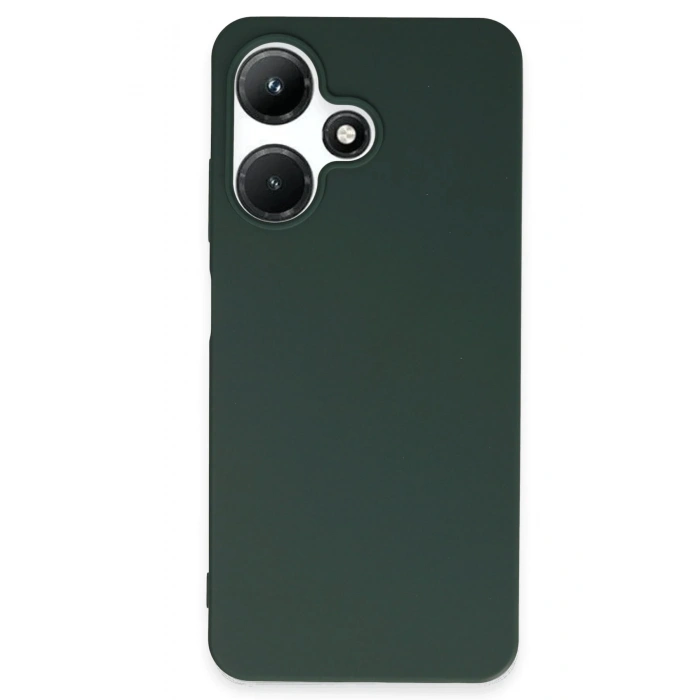 Durukar®  İnfinix Hot 30i Kılıf First Silikon - Koyu Yeşil