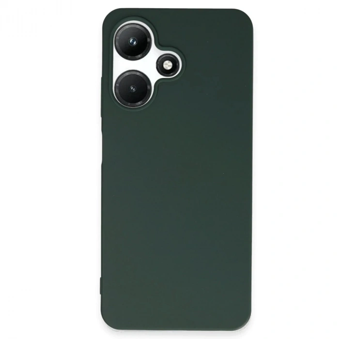 Durukar®  İnfinix Hot 30i Kılıf First Silikon - Koyu Yeşil