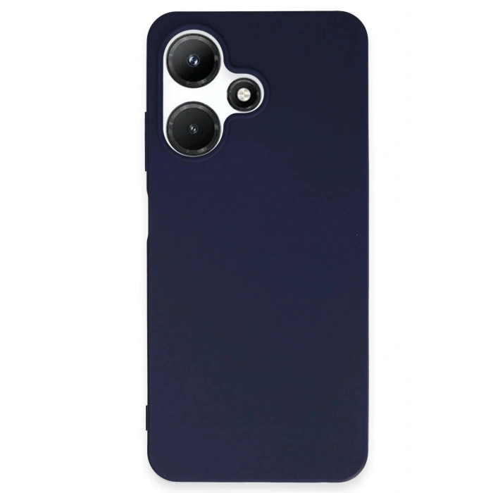 Durukar®  İnfinix Hot 30i Kılıf First Silikon - Lacivert