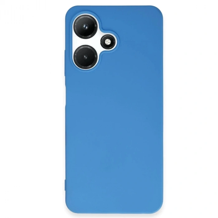 Durukar®  İnfinix Hot 30i Kılıf First Silikon - Mavi