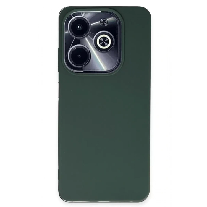 Durukar®  İnfinix Hot 40i Kılıf First Silikon - Koyu Yeşil