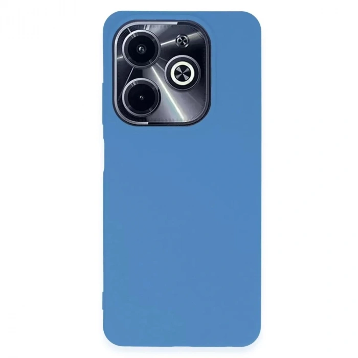 Durukar®  İnfinix Hot 40i Kılıf First Silikon - Mavi