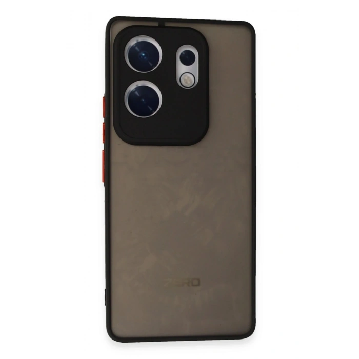 Durukar®  İnfinix Zero 30 4G Kılıf Montreal Silikon Kapak - Siyah