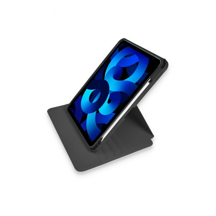 Durukar®  iPad 10.2 (7.nesil) Kılıf Starling 360 Kalemlikli Tablet Kılıf - Siyah