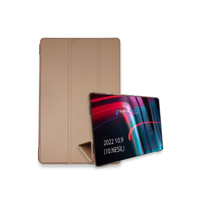 Durukar®  iPad 2022 10.9 (10.nesil) Kılıf Tablet Smart Kılıf - Rose Gold