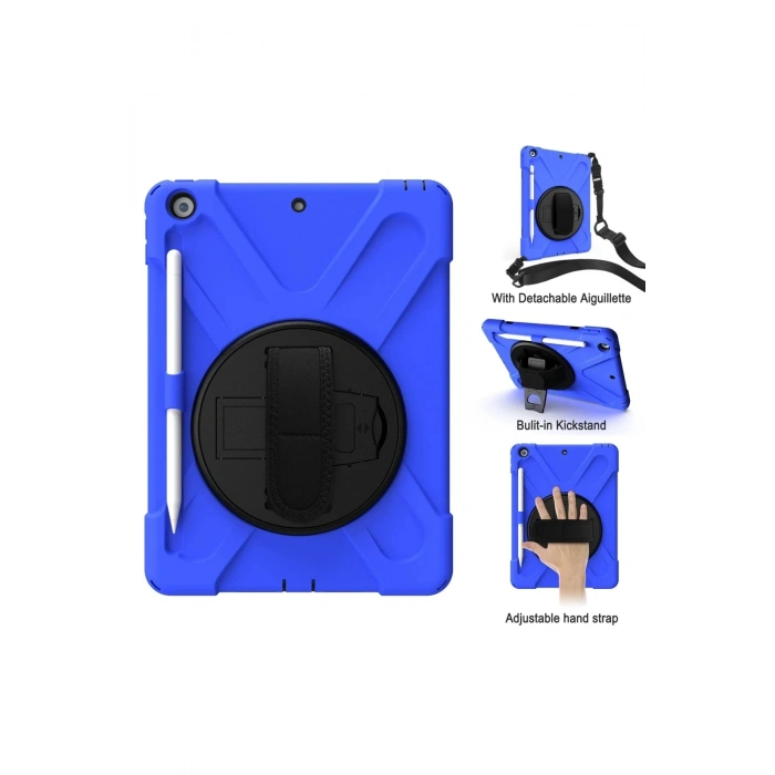 Durukar®  iPad 5 Air 9.7 Kılıf Amazing Tablet Kapak - Mavi