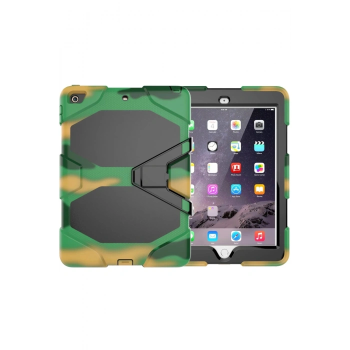 Durukar®  iPad 5 Air 9.7 Kılıf Griffin Tablet Kapak - Kamuflaj
