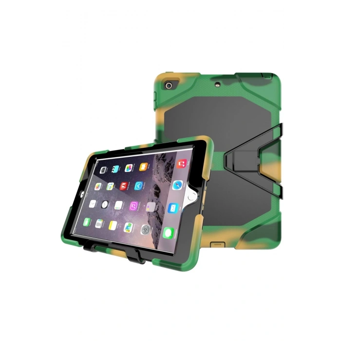 Durukar®  iPad 5 Air 9.7 Kılıf Griffin Tablet Kapak - Kamuflaj