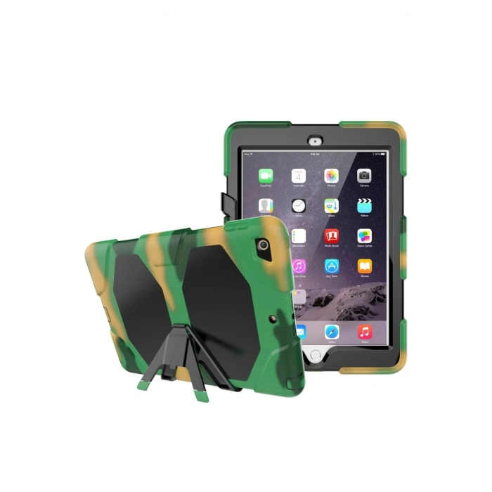 Durukar®  iPad 5 Air 9.7 Kılıf Griffin Tablet Kapak - Kamuflaj