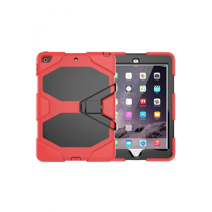 Durukar®  iPad 5 Air 9.7 Kılıf Griffin Tablet Kapak - Kırmızı