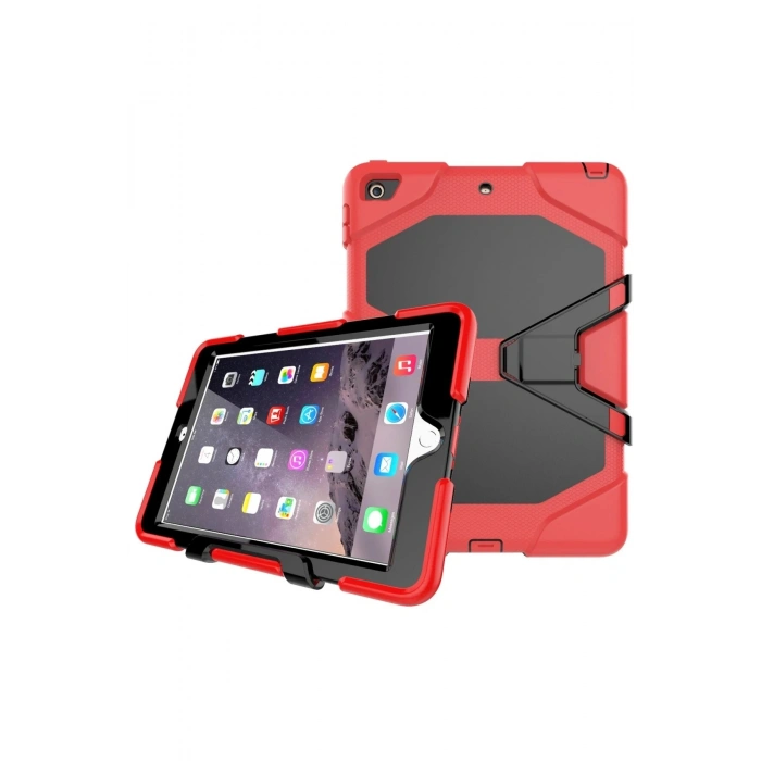 Durukar®  iPad 5 Air 9.7 Kılıf Griffin Tablet Kapak - Kırmızı