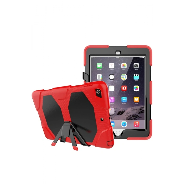Durukar®  iPad 5 Air 9.7 Kılıf Griffin Tablet Kapak - Kırmızı