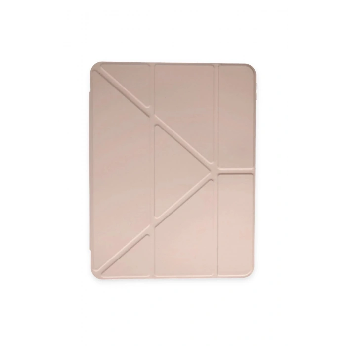 Durukar®  iPad Pro 11 (2021) Kılıf Kalemlikli Hugo Tablet Kılıfı - Rose Gold