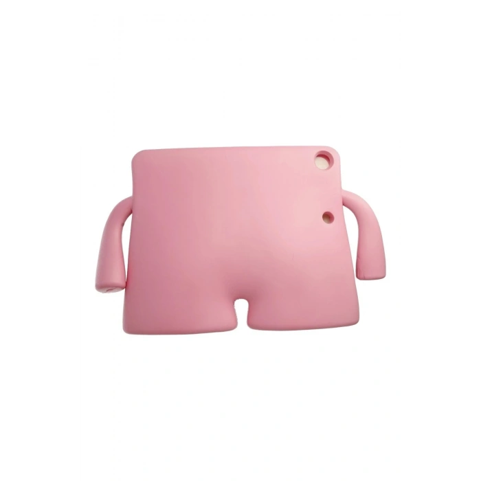 Durukar®   iPad Pro 13 (2024) Karakter Tablet Silikon - Açık Pembe