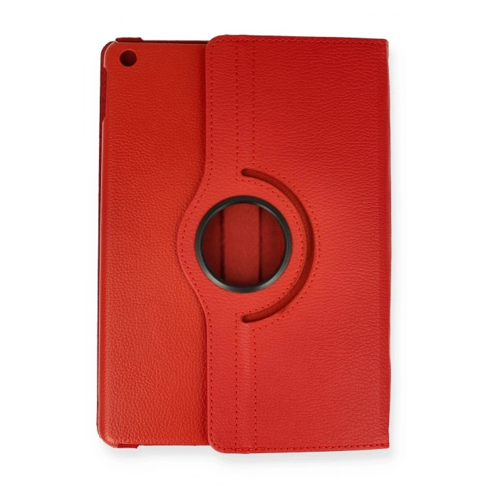 Durukar®  iPad Pro 13 (2024) Kılıf 360 Tablet Deri Kılıf - Kırmızı