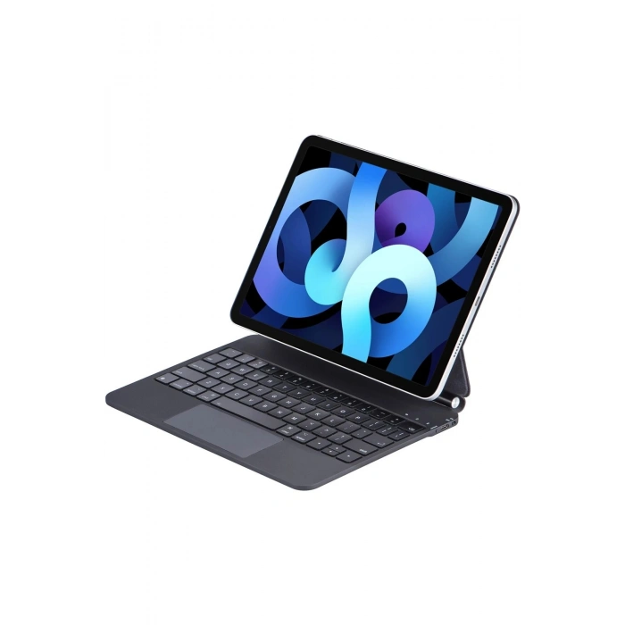 Durukar®  iPad Pro 13 (2024) Kılıf X9P Magic Manyetik Klavyeli Tablet Kılıfı - Siyah