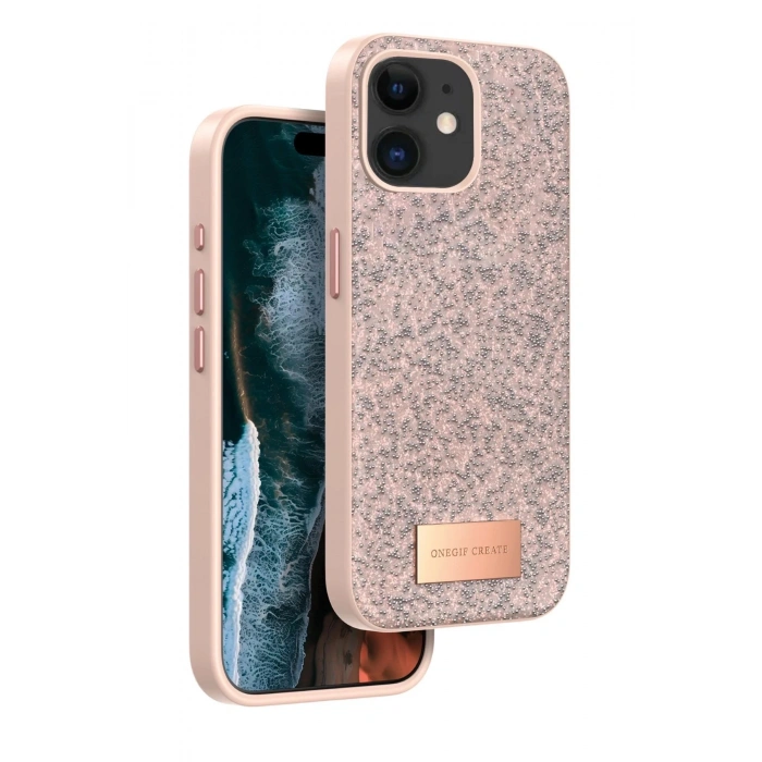 Durukar®   iPhone 11 Bright Simli Kapak - Pembe