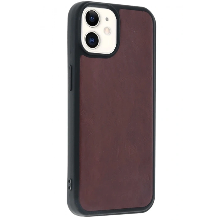 Durukar®  iPhone 11 Kılıf Aras Deri Kapak - Bordo