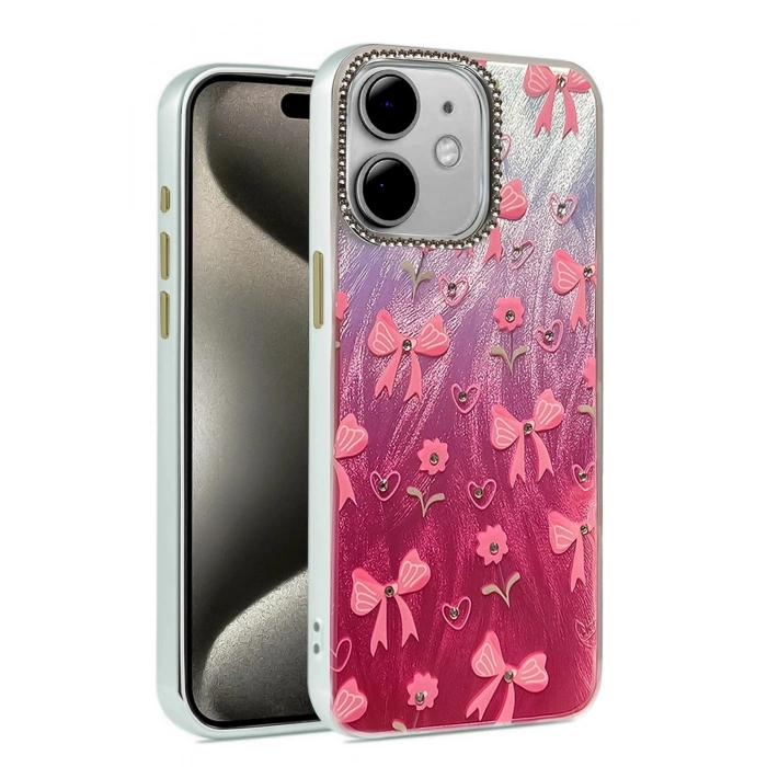 Durukar®  iPhone 11 Kılıf Blade Aynalı Desenli Kapak - Desen 3