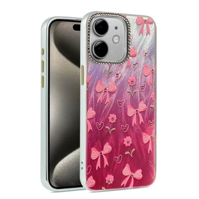 Durukar®  iPhone 11 Kılıf Blade Aynalı Desenli Kapak - Desen 3