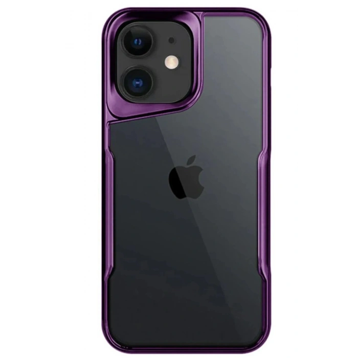 Durukar®  iPhone 11 Kılıf Boyi Silikon Kapak - Derin Mor