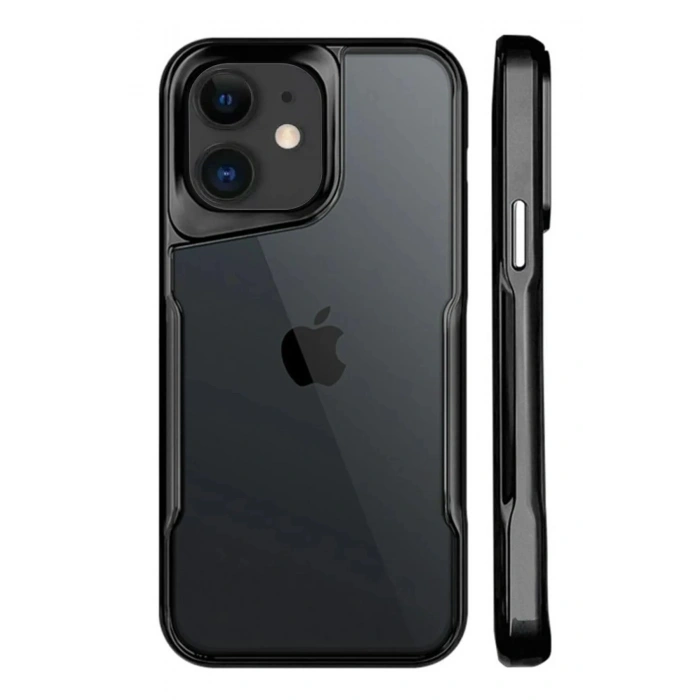Durukar®  iPhone 11 Kılıf Boyi Silikon Kapak - Siyah