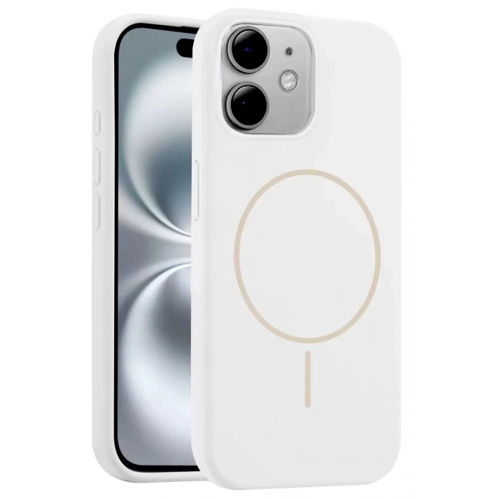 Durukar®   iPhone 11 Kılıf Jully Magsafe Kapak - Beyaz