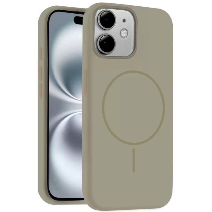 Durukar®   iPhone 11 Kılıf Jully Magsafe Kapak - Çöl Titanyum