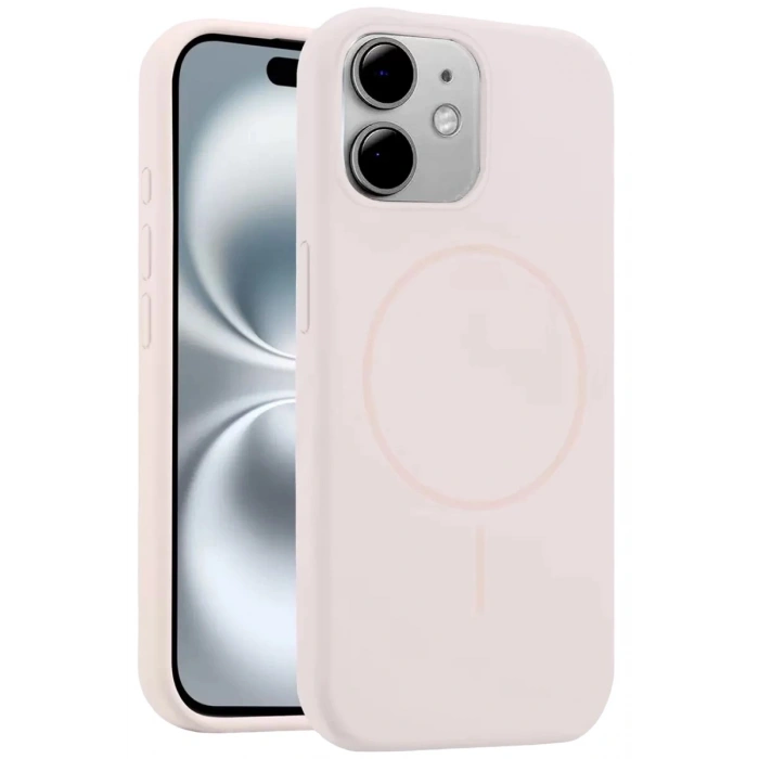 Durukar®   iPhone 11 Kılıf Jully Magsafe Kapak - Pudra