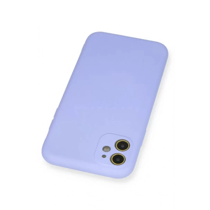 Durukar®   iPhone 11 Kılıf Nano içi Kadife Silikon - Lila