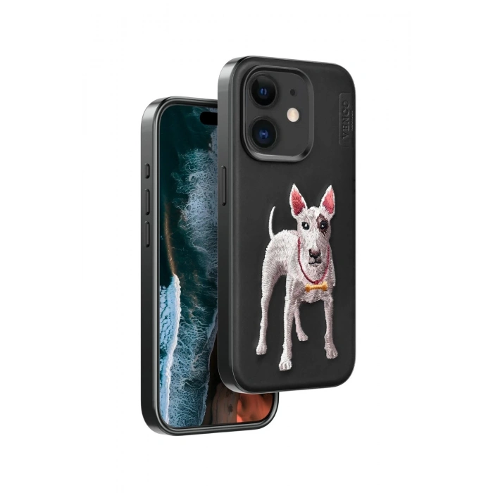 Durukar®  iPhone 11 Perma Desenli Kapak - Siyah