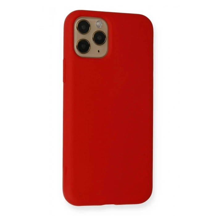 Durukar®  iPhone 11 Pro Kılıf Nano içi Kadife Silikon - Kırmızı