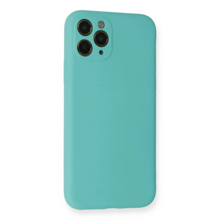 Durukar®  iPhone 11 Pro Kılıf Nano içi Kadife Silikon - Turkuaz