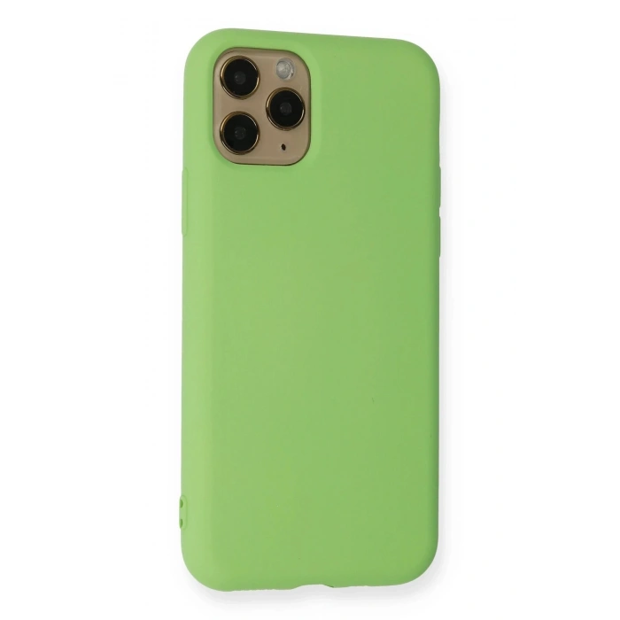 Durukar®  iPhone 11 Pro Kılıf Nano içi Kadife Silikon - Yeşil