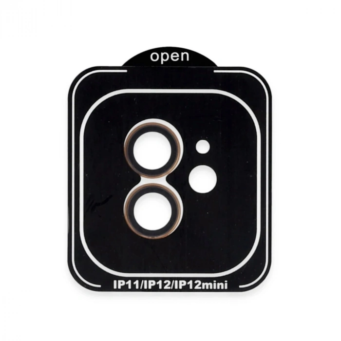 Durukar®  iPhone 11 PVD Metal Kamera Lens - Turuncu