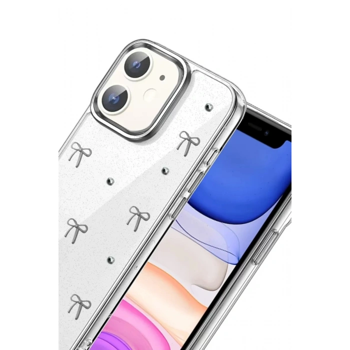Durukar®   iPhone 12 Fiyonk Desenli Kapak - Desen 5