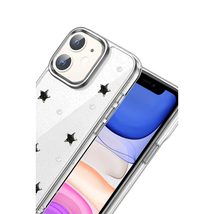 Durukar®   iPhone 12 Fiyonk Desenli Kapak - Desen 7