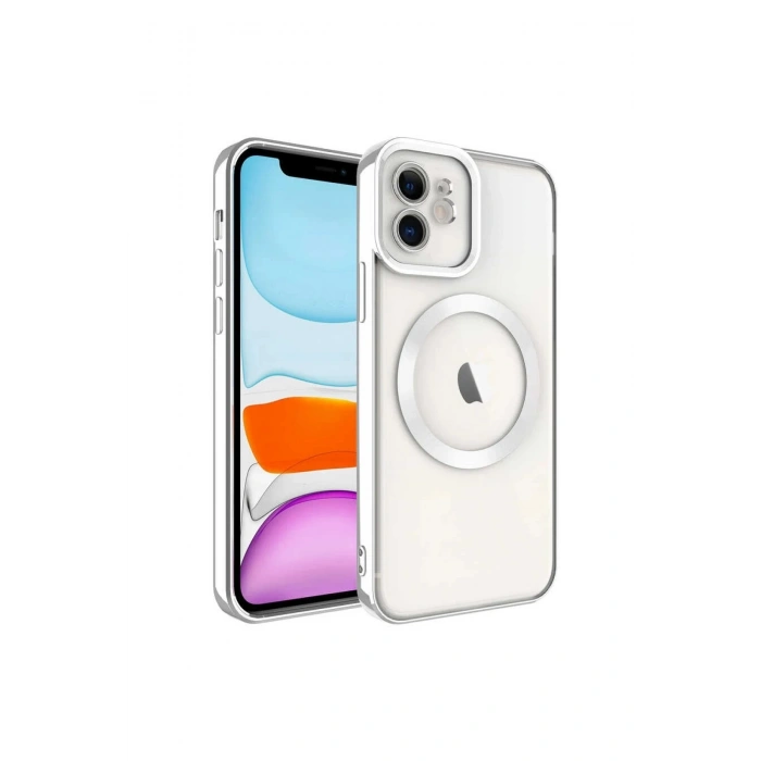 Durukar®  iPhone 12 Kılıf Kross Magneticsafe Kapak - Titan Gri