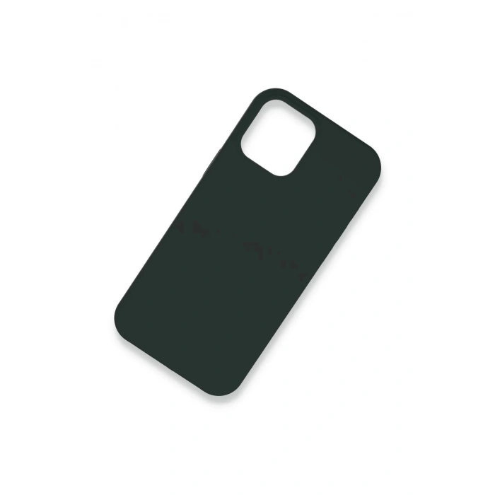 Durukar®  iPhone 12 Kılıf Lansman Legant Silikon - Koyu Yeşil