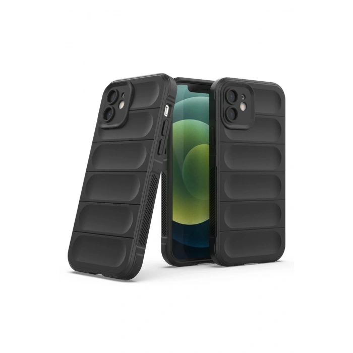 Durukar®  iPhone 12 Kılıf Optimum Silikon - Siyah