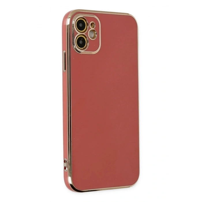 Durukar®  iPhone 12 Kılıf Volet Silikon - Kırmızı