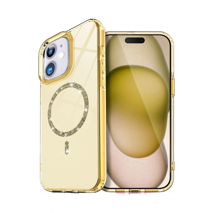 Durukar® iPhone 12 Live Diamond Magsafe Case - Yellow