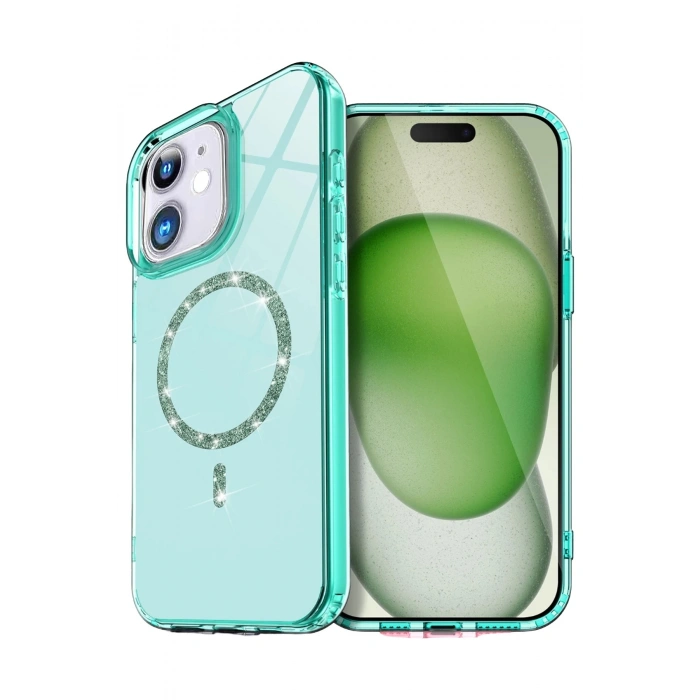 Durukar® iPhone 12 Live Diamond Magsafe Cover - Green