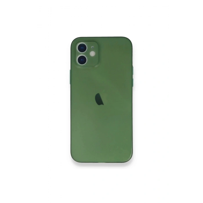 Durukar®  iPhone 12 Mini Kılıf PP Ultra İnce Kapak - Yeşil
