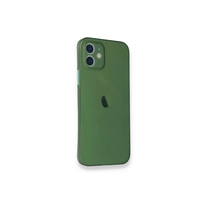 Durukar®  iPhone 12 Mini Kılıf PP Ultra İnce Kapak - Yeşil