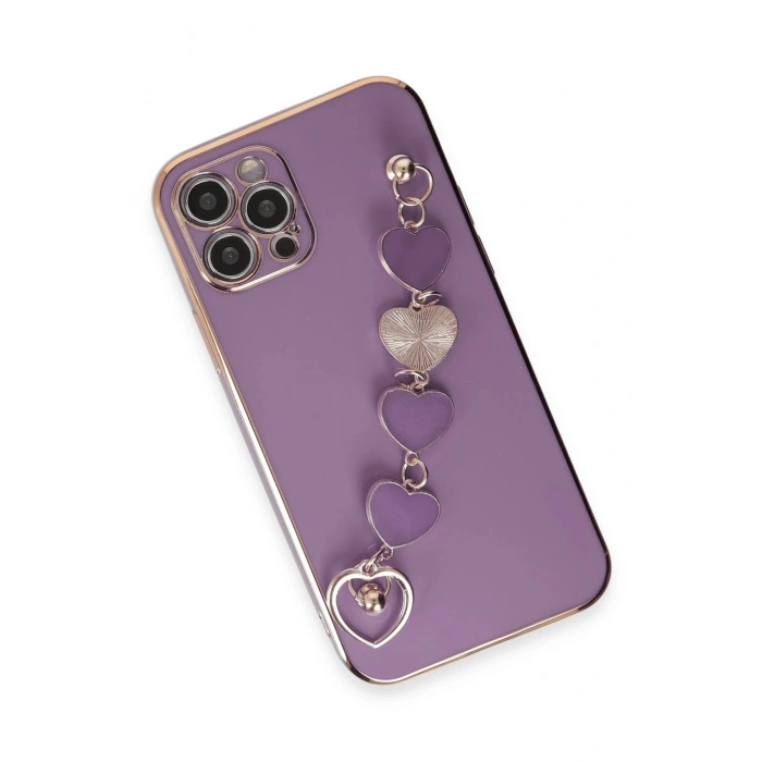 Durukar®  iPhone 12 Pro Kılıf Esila Silikon - Mor